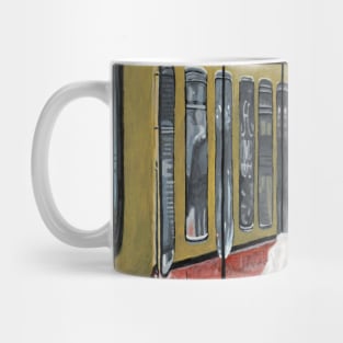 German Elf Family Clothes Shopping Realistic Art Mug